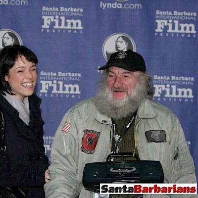 Director Mary Kerr with Radioman